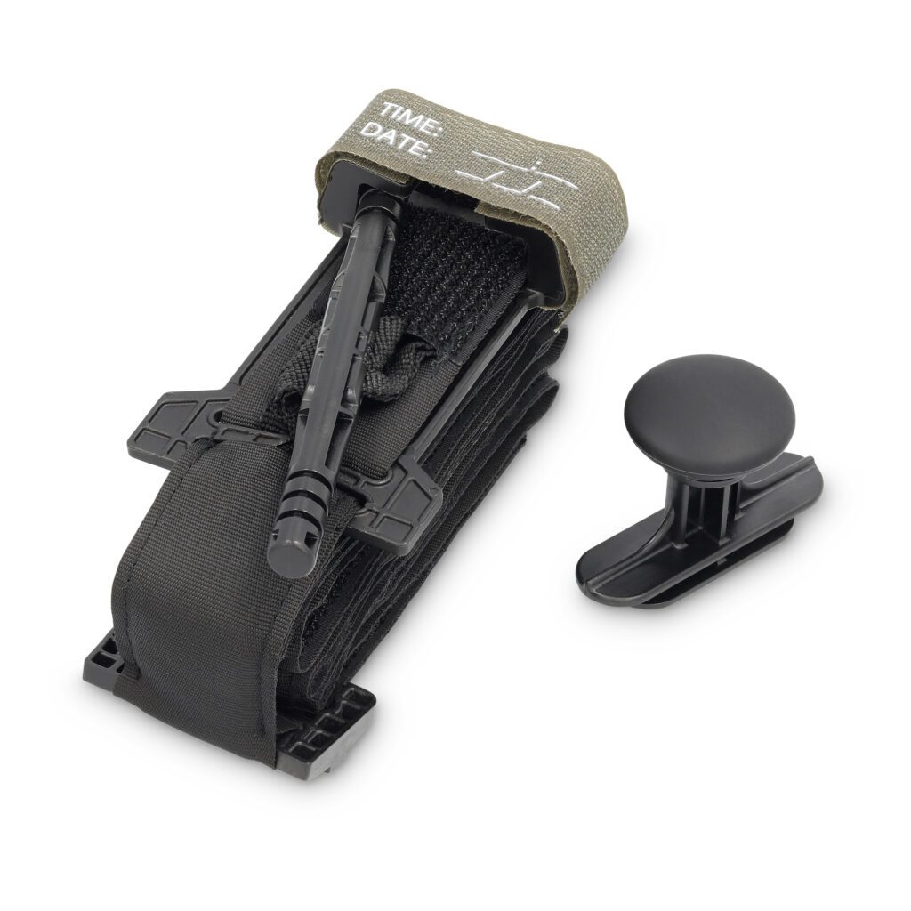 Life Saving Tourniquet with its detachable pressure pin